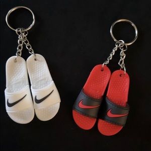 Mini Nike slides key chain